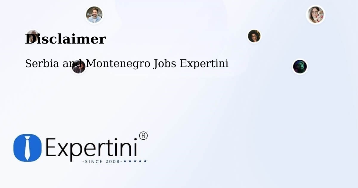 Disclaimer – Lévis - Serbia and Montenegro Jobs Expertini